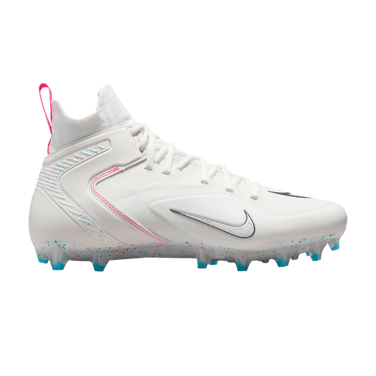 Nike Alpha shops Huarache 8 Elite LAX Lacrosse Cleat Sail Pink CW4440-116 Sz 12 NEW