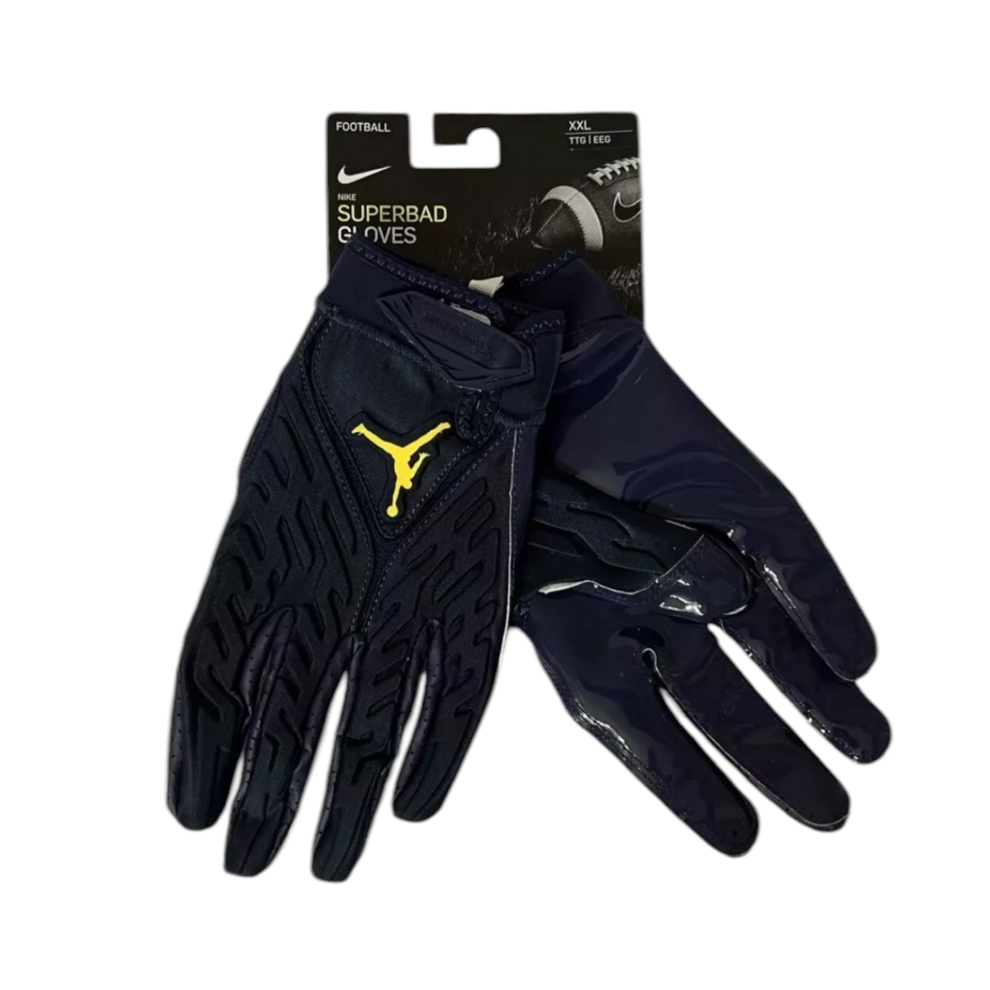 Jordan Superbad 6.0 PE Michigan Wolverines Gloves - 2XL 