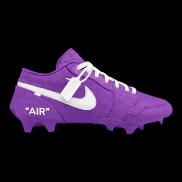 Jordan 1 Low Vapor Edge Off White Customs - Purple