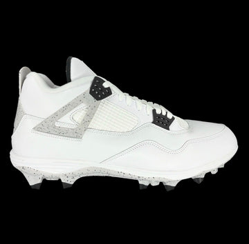 Jordan Retro 4 Alpha Menace Cement Football Cleats (2025)