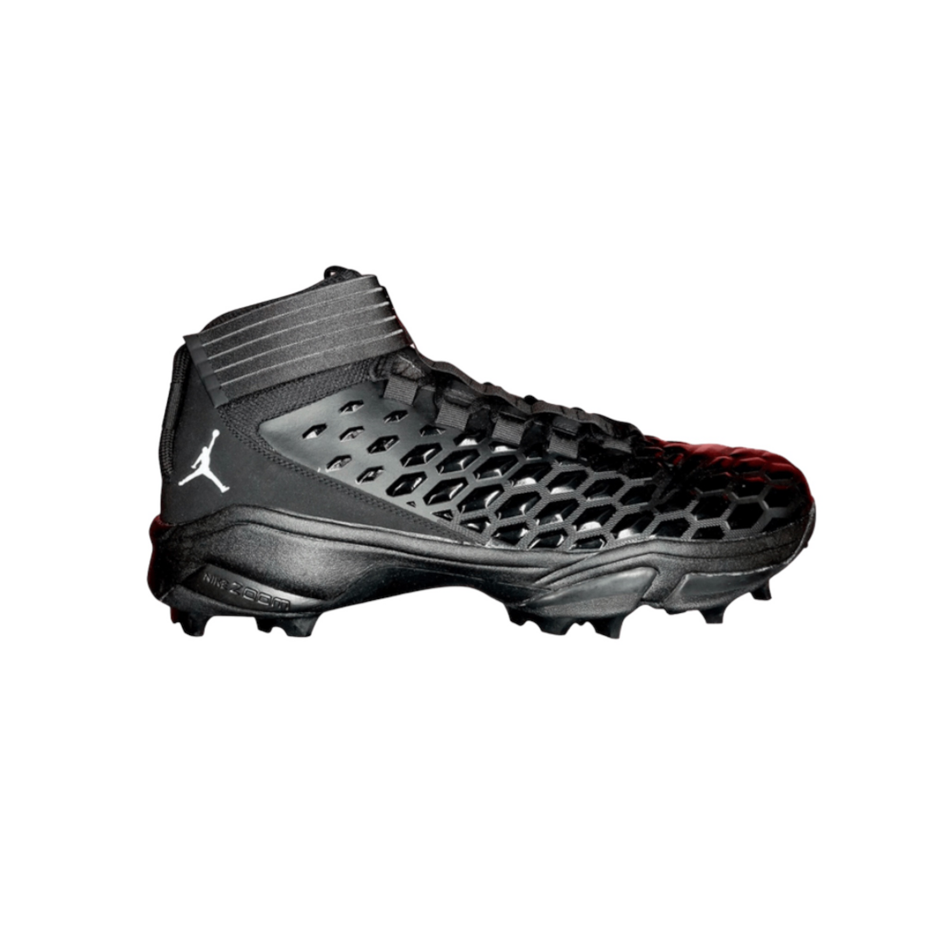 Jordan Force Savage Pro 2 Shark Football Cleats Black