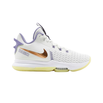 Nike LeBron Witness 5 Summit White Metallic Bronze