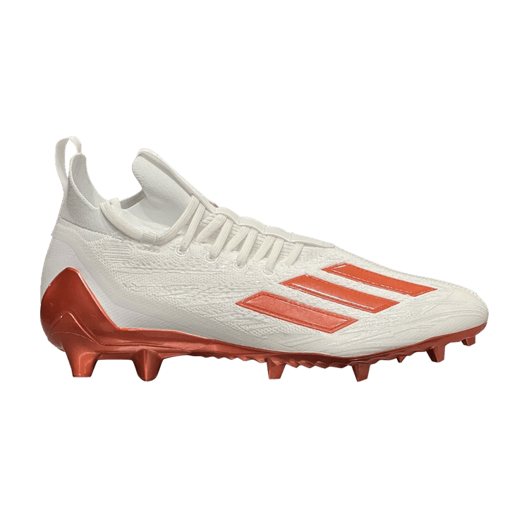 Adizero 12.0 Primeknit Cleats 'White Orange'